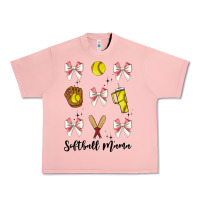 Salmon softball coquette bow Urban Heavy Tee - JahusDesignShop