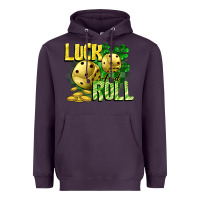 Plum Luck and roll Heavyweight Hoodie - CowGirlArtShop
