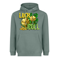 Sage Luck and roll Heavyweight Hoodie - CowGirlArtShop