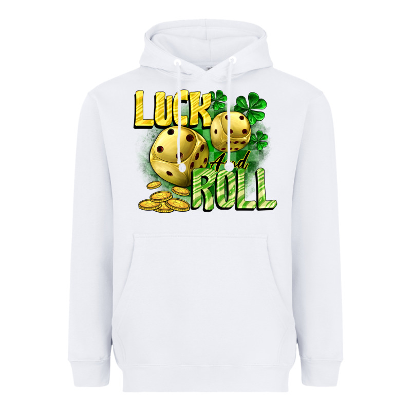 Luck And Roll Heavyweight Hoodie by CowGirlArtShop | Teevron