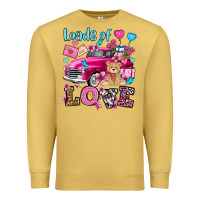 Antique Gold loads of love valentine's day olivia Premium Sweatshirt - OliviaCreatesArt