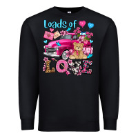 Black loads of love valentine's day olivia Premium Sweatshirt - OliviaCreatesArt