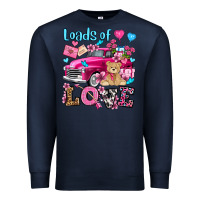 Navy loads of love valentine's day olivia Premium Sweatshirt - OliviaCreatesArt