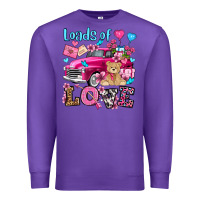 Purple loads of love valentine's day olivia Premium Sweatshirt - OliviaCreatesArt