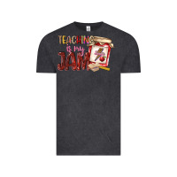 Vintage Black teaching is my jam Vintage Tee - NancyCooperArtShop