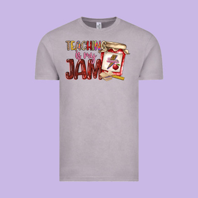 Teaching Is My Jam Vintage Tee Designed By Nancycooperartshop