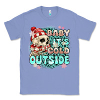 Colony Blue baby its cold outside skeleton Classic Tee - MaliasSmallBusiness
