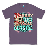 Lavender baby its cold outside skeleton Classic Tee - MaliasSmallBusiness