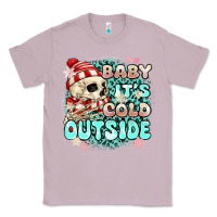 Lilac baby its cold outside skeleton Classic Tee - MaliasSmallBusiness