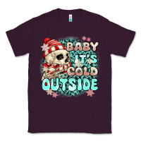 Plum baby its cold outside skeleton Classic Tee - MaliasSmallBusiness