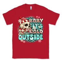 Red baby its cold outside skeleton Classic Tee - MaliasSmallBusiness