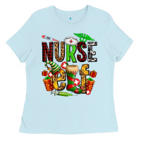 Baby Blue nurse elf Ladies Tee - AdoDesignShop