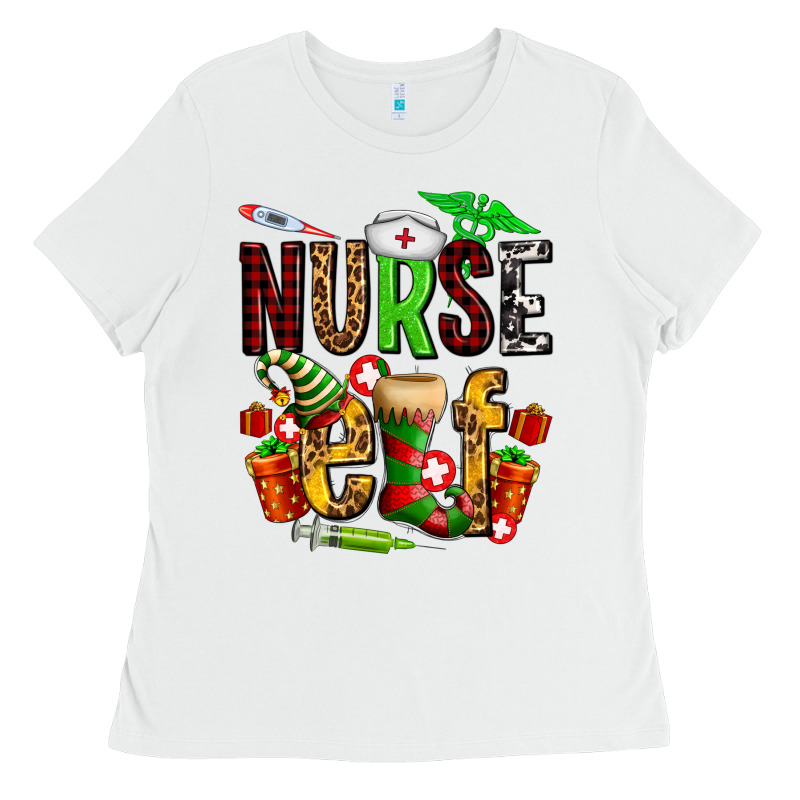 Nurse Elf Ladies Tee by AdoDesignShop | Teevron