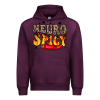 Mauve Wine neuro spicy neurodivergence Urban Hoodie - LillyAllenDesigns