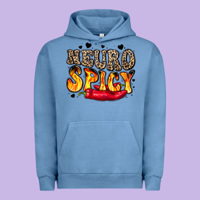 Neuro Spicy Neurodivergence Urban Hoodie Designed By Lillyallendesigns