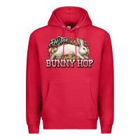 Cardinal Do the Bunny hop Easter Day Premium Hoodie - HowdyJamesFarm