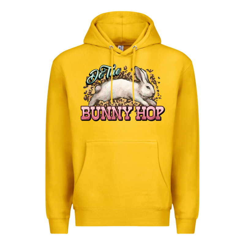 Do The Bunny Hop Easter Day Premium Hoodie by HowdyJamesFarm | Teevron