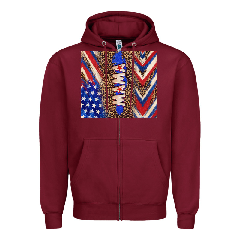 American Mama Zipper Hoodie by TumblerDesignByShophia | Teevron