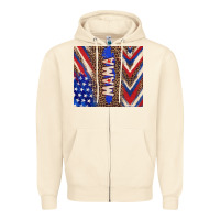 Sandshell American mama Zipper Hoodie - TumblerDesignByShophia