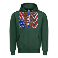 Sports Green American mama Zipper Hoodie - TumblerDesignByShophia