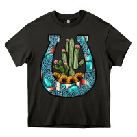 Asphalt cactus horseshoe Heavy Core Tee - JahusDesignShop