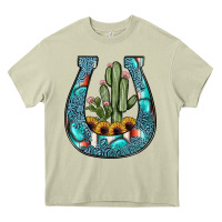 Mossy cactus horseshoe Heavy Core Tee - JahusDesignShop