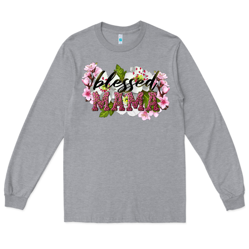 Blessed Mama Long Sleeve Tee by LillyAllenDesigns | Teevron