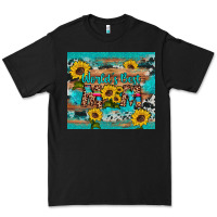 Black world's best mom sunflower leopard cowhide Premium Tee - Artiststas