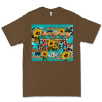Cacao world's best mom sunflower leopard cowhide Premium Tee - Artiststas
