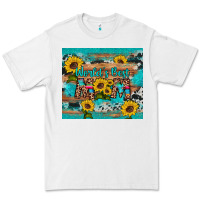White world's best mom sunflower leopard cowhide Premium Tee - Artiststas
