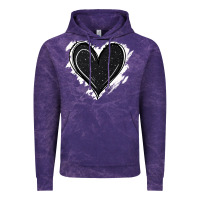 Cloud Purple black glitter heart Vintage Hoodie - Jasminsmagicworld