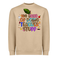 Mushroom 100 days of doing teacher stuff Heavyweight Sweatshirt - Artiststas