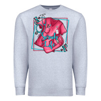 Heather Grey nurse scrub life olivia Premium Sweatshirt - OliviaCreatesArt
