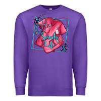 Purple nurse scrub life olivia Premium Sweatshirt - OliviaCreatesArt
