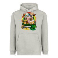 Moon Dust St. Patrick's Day farm animals on truck Heavyweight Hoodie - HowdyJamesFarm
