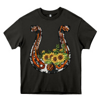 Asphalt horseshoe sunflower Heavy Core Tee - JahusDesignShop