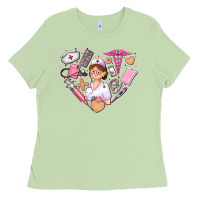 Matcha nurse and nurse element heart Ladies Tee - AdoDesignShop