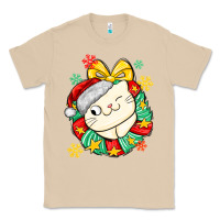 Mushroom Christmas wreaths cat Classic Tee - MaliasSmallBusiness