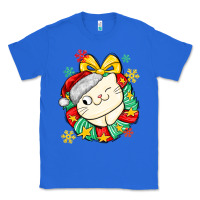 True Royal Christmas wreaths cat Classic Tee - MaliasSmallBusiness