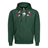 Cute Panda Zipper Hoodie | Teevron