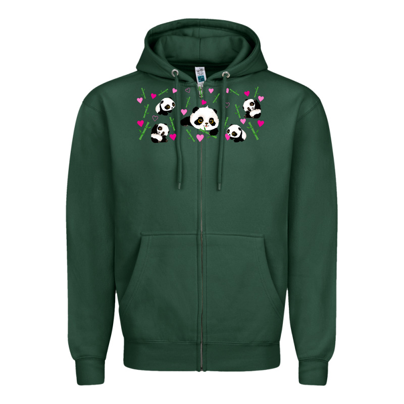 Cute Panda Zipper Hoodie by TumblerDesignByShophia | Teevron