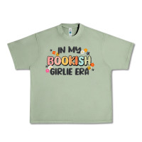 Oil Green in my bookish girlie era Urban Heavy Tee - MaliasSmallBusiness