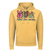 Peace Love Nursing Vintage Hoodie | Teevron