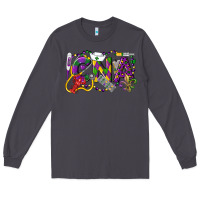 Smoke CNA Certified Nursing Assistant Mardi Gras Long Sleeve Tee - LillyAllenDesigns