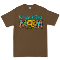 Cacao world's best mom sunflower Premium Tee - Artiststas
