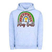Pigment Grape Ice Play Ball Football Rainbow Urban Hoodie - CowhideDigitalArt