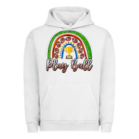 Pigment Lunar Rock Play Ball Football Rainbow Urban Hoodie - CowhideDigitalArt