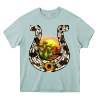 Horseshoe Sunset Heavy Core Tee | Teevron