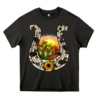 Asphalt horseshoe sunset Heavy Core Tee - JahusDesignShop