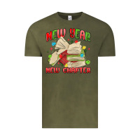 Vintage Olive new year new chapter Vintage Tee - MaliasSmallBusiness
